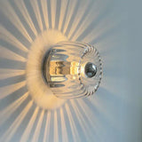 Fitting LED | Modern Sunburst Glass Wall Light for Decorative Ambient Lighting