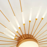 Fitting LED | Modern Sunburst LED Ceiling Light Decorative Flush Mount Lamp
