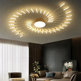 Fitting LED | Modern Sunburst LED Ceiling Light Decorative Flush Mount Lamp