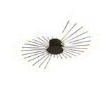 Fitting LED | Modern Sunburst LED Ceiling Light Luxury Decorative Lamp