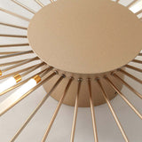 Fitting LED | Modern Sunburst LED Ceiling Light Luxury Decorative Lamp