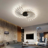 Fitting LED | Modern Sunburst LED Ceiling Light Luxury Decorative Lamp