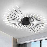 Fitting LED | Modern Sunburst LED Ceiling Light Luxury Decorative Lamp