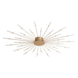 Fitting LED | Modern Sunburst LED Ceiling Light Luxury Decorative Lamp