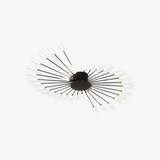 Fitting LED | Modern Sunburst LED Ceiling Light Luxury Decorative Lamp