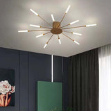 Fitting LED | Modern Sunburst LED Ceiling Light Luxury Decorative Lamp