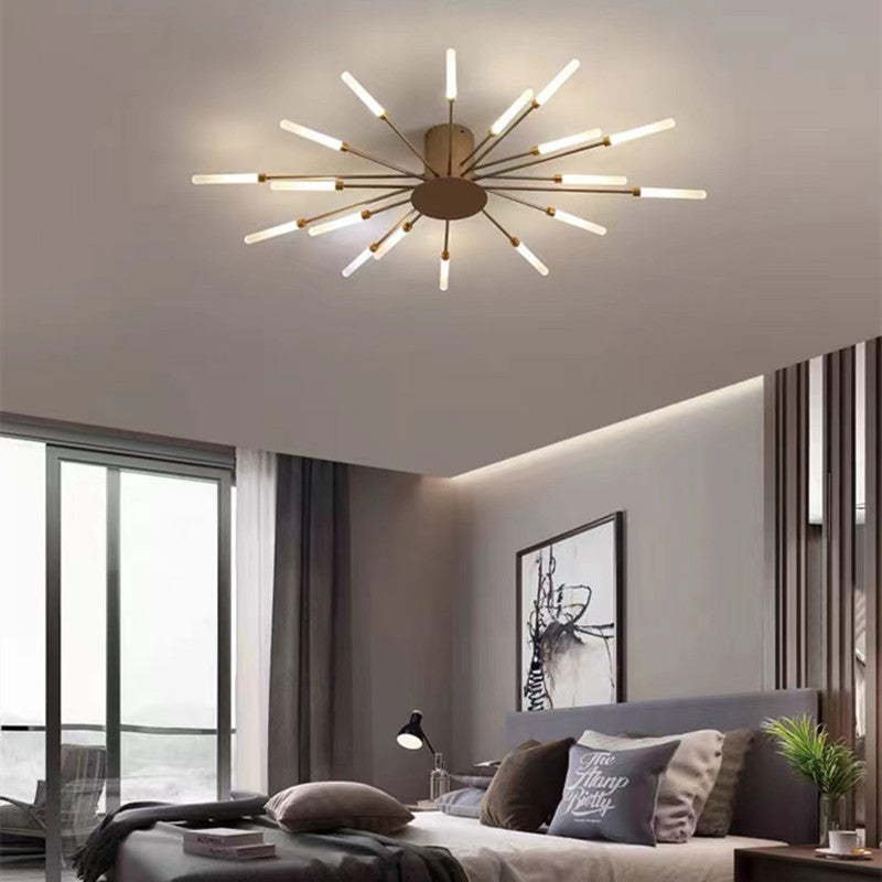 Fitting LED | Modern Sunburst LED Ceiling Light Luxury Decorative Lamp