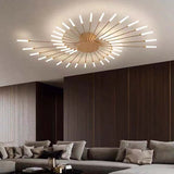 Fitting LED | Modern Sunburst LED Ceiling Light Luxury Decorative Lamp