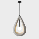 Fitting LED | Modern Teardrop LED Pendant Light Minimalist Hanging Ceiling Lamp
