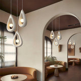 Fitting LED | Modern Teardrop LED Pendant Light Minimalist Hanging Ceiling Lamp