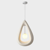 Fitting LED | Modern Teardrop LED Pendant Light Minimalist Hanging Ceiling Lamp