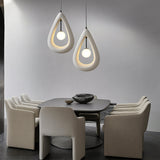 Fitting LED | Modern Teardrop LED Pendant Light Minimalist Hanging Ceiling Lamp
