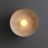 Fitting LED | Modern Textured Disc Wall Light for Warm Ambient Lighting