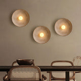 Fitting LED | Modern Textured Disc Wall Light for Warm Ambient Lighting