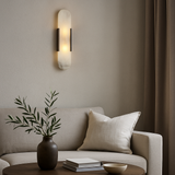 Fitting LED | Modern Vertical Glass Wall Sconce for Elegant Ambient Lighting