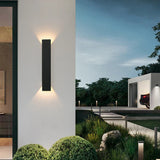 Fitting LED | Modern Vertical LED Wall Light Waterproof Outdoor Facade Lamp