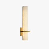 Fitting LED | Modern Vertical LED Wall Sconce with Brass Accent Lighting