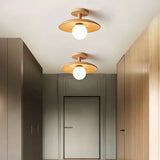Fitting LED | Modern Wood LED Ceiling Light for Warm Minimalist Lighting