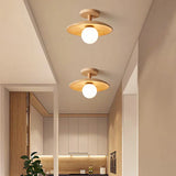 Fitting LED | Modern Wood LED Ceiling Light for Warm Minimalist Lighting