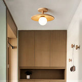 Fitting LED | Modern Wood LED Ceiling Light for Warm Minimalist Lighting