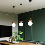 Fitting LED | Modern Wood and Glass Ceiling Light for Warm Minimalist Lighting