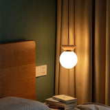 Fitting LED | Modern Wood and Glass Ceiling Light for Warm Minimalist Lighting