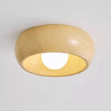 Fitting LED | Modern Wooden LED Ceiling Light Minimalist Flush Mount Lamp