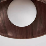 Fitting LED | Modern Wooden LED Ceiling Light Minimalist Flush Mount Lamp