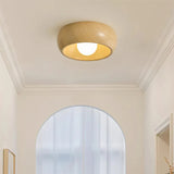 Fitting LED | Modern Wooden LED Ceiling Light Minimalist Flush Mount Lamp