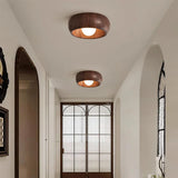 Fitting LED | Modern Wooden LED Ceiling Light Minimalist Flush Mount Lamp