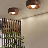 Fitting LED | Modern Wooden LED Ceiling Light Minimalist Flush Mount Lamp