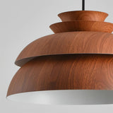 Fitting LED | Modern Wooden LED Pendant Light Scandinavian Hanging Ceiling Lamp