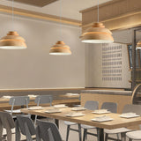 Fitting LED | Modern Wooden LED Pendant Light Scandinavian Hanging Ceiling Lamp