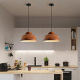 Fitting LED | Modern Wooden LED Pendant Light Scandinavian Hanging Ceiling Lamp