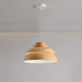 Fitting LED | Modern Wooden LED Pendant Light Scandinavian Hanging Ceiling Lamp