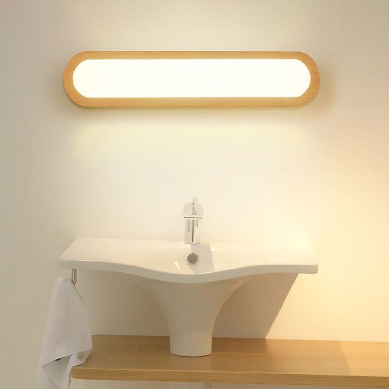 Fitting LED | Modern Wooden LED Wall Light for Minimalist Ambient Lighting