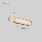Fitting LED | Modern Wooden LED Wall Light for Minimalist Ambient Lighting
