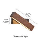 Fitting LED | Modern Wooden LED Wall Reading Light for Bedside Lighting