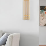 Fitting LED | Modern Wooden Wall Sconce with Soft LED Ambient Lighting