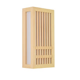 Fitting LED | Modern Wooden Wall Sconce with Soft LED Ambient Lighting