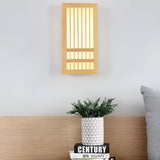 Fitting LED | Modern Wooden Wall Sconce with Soft LED Ambient Lighting