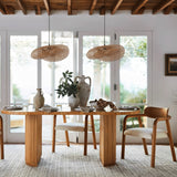 Fitting LED | Modern Woven Rattan LED Ceiling Light Boho Flush Mount Lamp