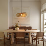 Fitting LED | Modern Woven Rattan LED Ceiling Light Boho Flush Mount Lamp