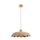 Fitting LED | Natural Woven LED Pendant Light Boho Hanging Ceiling Lamp