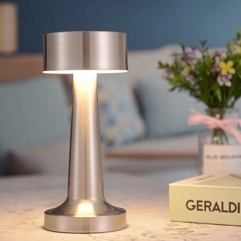 Fitting LED | Rechargeable LED Table Lamp Cordless Touch Desk Lamp