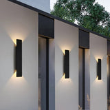 Fitting LED | Slim Vertical LED Wall Light Waterproof Outdoor Facade Lamp