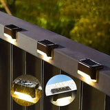 Fitting LED | Solar LED Fence Light Waterproof Outdoor Wall & Deck Lamp