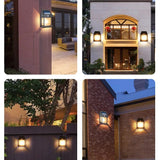 Fitting LED | Solar LED Wall Lantern Outdoor Waterproof Porch Light