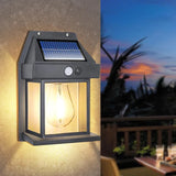 Fitting LED | Solar LED Wall Lantern Outdoor Waterproof Porch Light