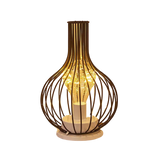 Fitting LED | Vintage Cage LED Table Lamp Decorative Ambient Desk Light